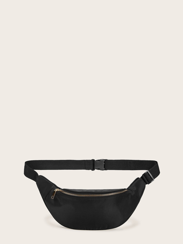 Zip Front Release Buckle Bum Bag