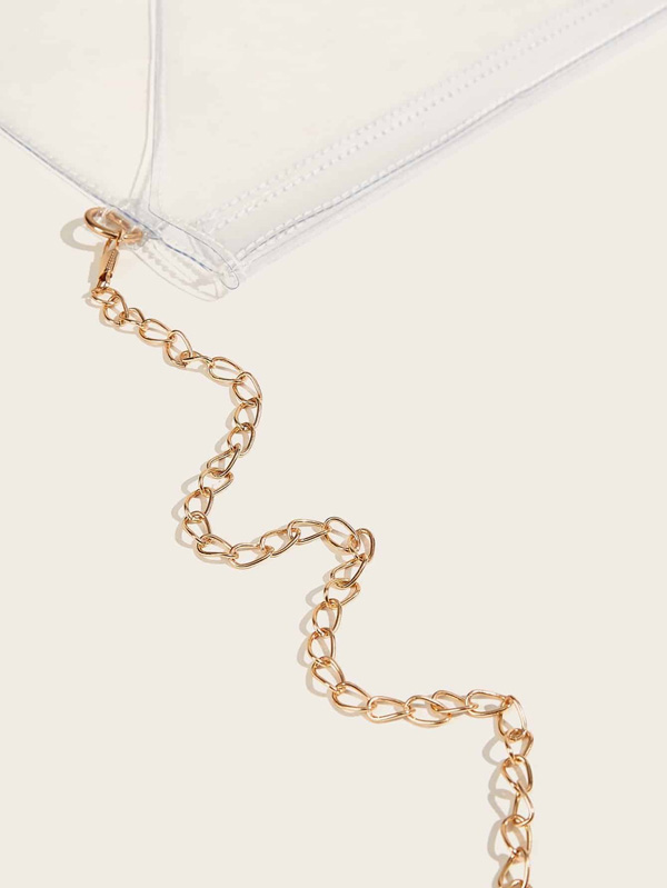 Twist Lock Clear Chain Bag