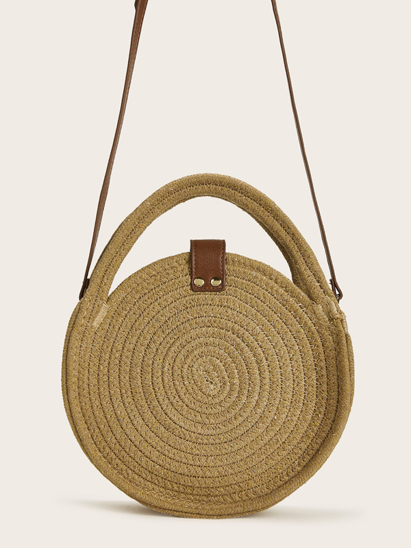 Round Shaped Braided Satchels