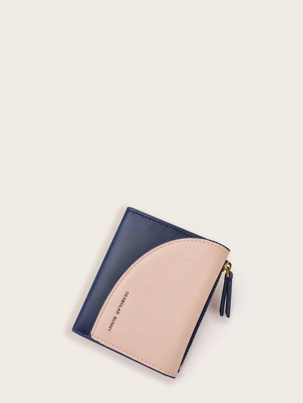 Two Tone Fold Over Purse - Click Image to Close