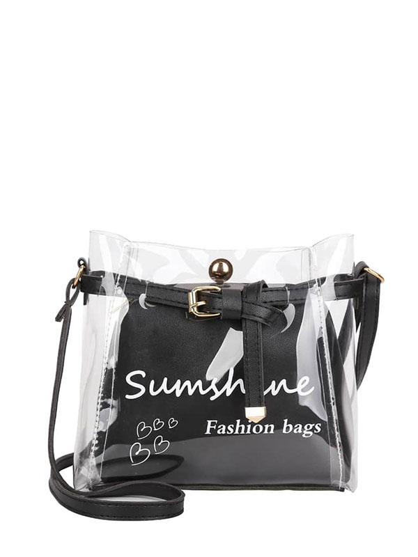 Clear Bag With Inner Pouch - Click Image to Close