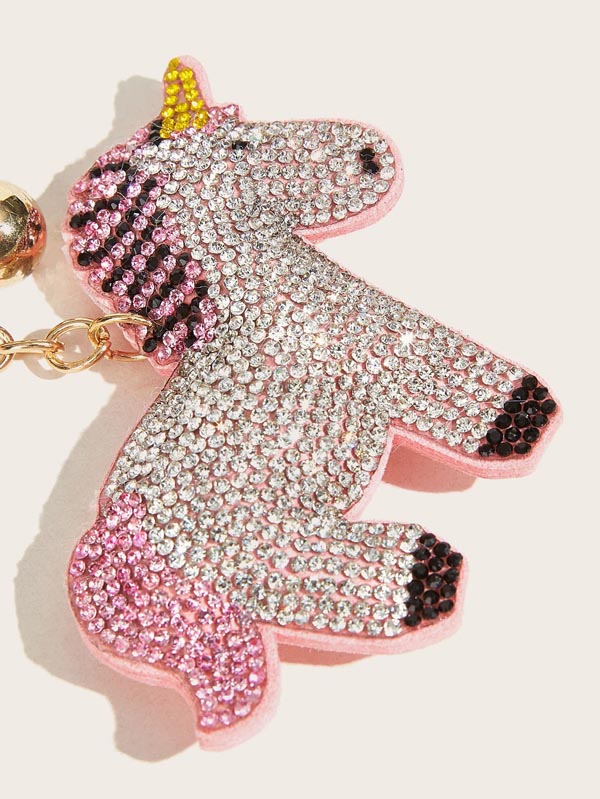 Rhinestone Overlay Unicorn Bag Accessory