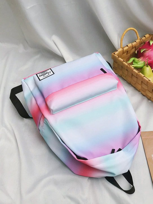 Gradient Pocket Front Backpack