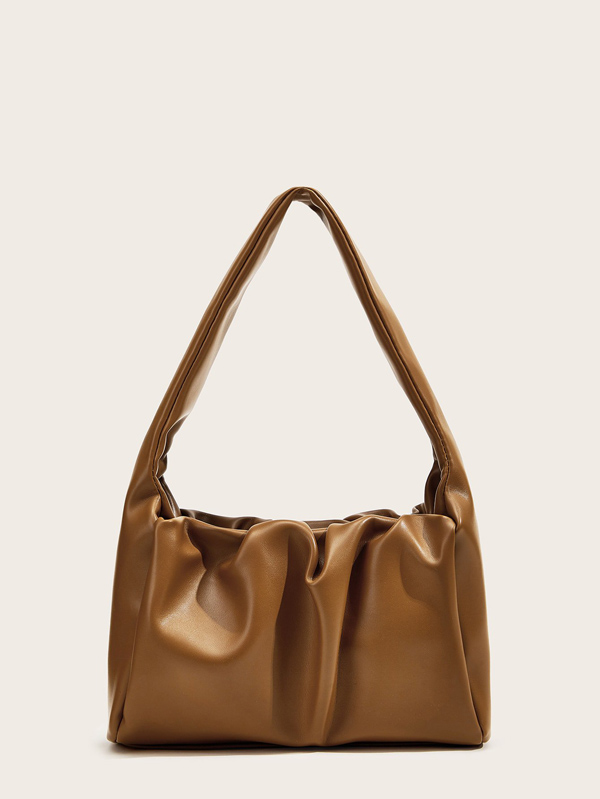 Ruched Detail Shoulder Bag - Click Image to Close