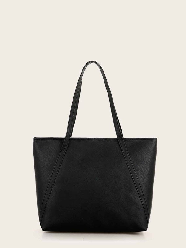 Minimalist PU Tote Bag - Click Image to Close