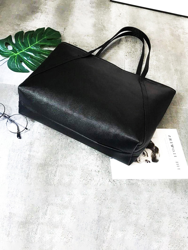 Minimalist PU Tote Bag