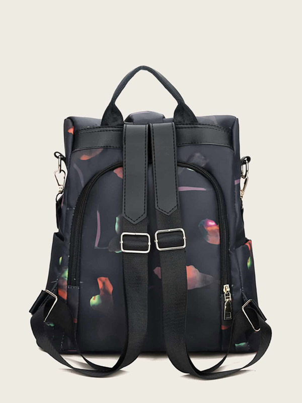 Zip Around Back Detail Backpack