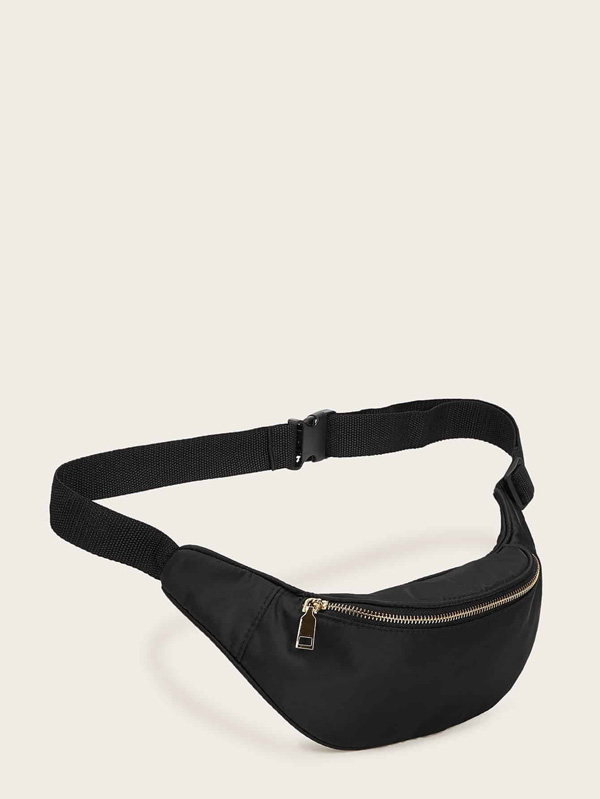 Zip Front Release Buckle Bum Bag