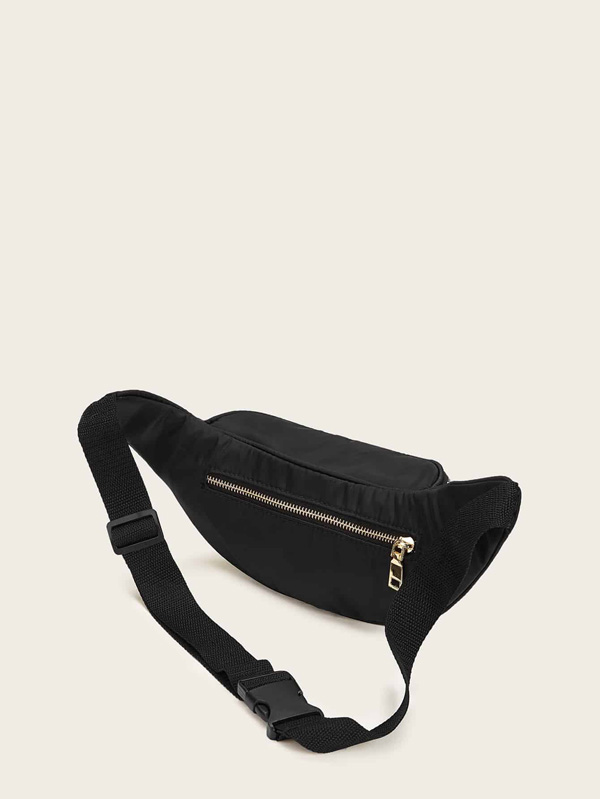 Zip Front Release Buckle Bum Bag