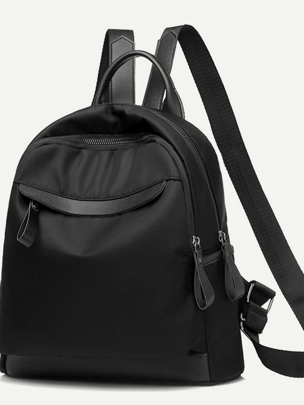 Plain PU Backpack