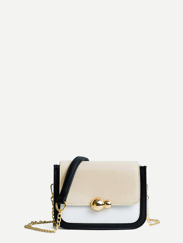 Color Block Crossbody Bag